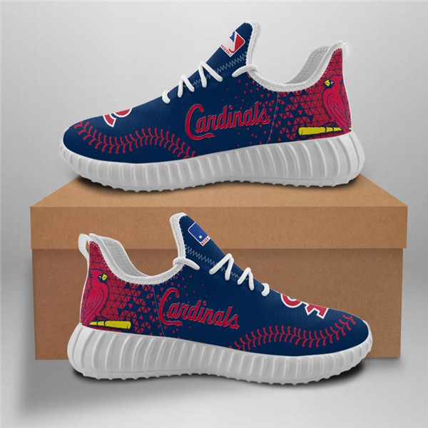 Men's St. Louis Cardinals Mesh Knit Sneakers/Shoes 006